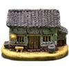 Xgdsnly Casetta in Miniatura Rustico Casetta Rustica Dettagliato Casa Decorativa per Micro-Paesaggio, Casa Con Muro Bianco