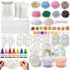 NlsqEU Kit Squishy Fai Da Te, Squishy Maker Kit, Squishy Kits Fai Da Te, Crea Palline Squishies Scintillanti, Regalo Per Adulti e Principianti, Con Stampo, Pigmento