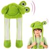 Hifot Animale Cappello con Orecchie Che Si Muovono, Peluche Cappello Orecchie Che Si Muovono, Cappelli Divertenti per Bambini e Adulti per Halloween Natale Carnevale Feste di Compleanno Regalo