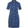 NOISY MAY NMNISA S/S Slim Denim Dress VI526BL Noos Donna Miniabito Blu