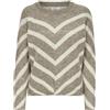 Only ONLELIZA L/S Pullover Knt Noos, Pullover da Donna, Mermaid/Stripes:Whitecap Gray, XS