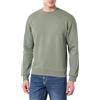 TOM TAILOR Denim Felpa da Uomo, 15594 - Modellino Dusty Mid Olive, M