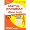 Collins Starting preschool Sticker Book Ages 3-4