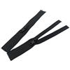 XCSJ #5 chiusura lampo impermeabile, cerniera divisibile a 2 vie, chiusura lampo per giacche, cappotto, piumino, valigia, tenda, borsa, cucito fai da te (nero, 20 cm)