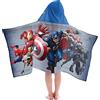 Jay Franco Avengers Creeper - Poncho Telo Avvolgente con Cappuccio 56 x 130 cm, 100% Cotone, per Bambini