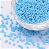 Perlin Perline di vetro indiane, perline pony, 4 mm, 6/0, rotonde, 1100 pezzi, blu opaco