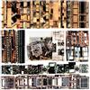 GUIZIYAO Kit di 90 pezzi per album di ritagli, Vintage Aesthetic Scrapbook Accessory Set, DIY Scrapbook Adesivi, stile vintage, per Scrapboo Album Fotografico Fai da Te Bullet Journal (B)