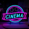Maimeili Cinema LED neon segno dimmabile lampada decorativa per salotto bar barbieri festa di nozze salone sala da gioco arte natalizia parete decorazione USB alimentato