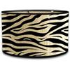 Generic Paralume Moderno Rotondo per lampade da Tavolo e lampade da Terra. Paralumi a Sospensione con Stampa Leopardata per Soggiorno, Cucina, Camera da Letto, corridoi (Zebra,30x30x20cm)