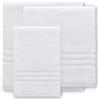 fashion home Pagano Asciugamani Bagno in Spugna 100% Cotone 350 g/m² OEKO TEX, Morbidi e Assorbenti Stile Hotel, Set 3 Pezzi (Ospite + Viso + Telo)