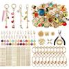 Wusejosapi 433 Pezzi Portachiavi Kit Fai-da-Te, Set per Creare Charm, Kit per Gioielli di Amicizia Carini, 24 Portachiavi per Principianti e Adulti Tempo Libero Creativo