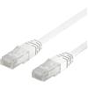 DELTACO U / UTP Cat6 cavo patch, LSZH, 0,5 m, bianco, confezione da 50