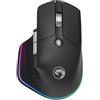 Marvo G803 - mouse wireless (BT+2,4GHz), con illuminazione RGB, 4000 dpi - colore nero