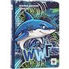 Diario Agenda Compatibile con WWF Squalo Blu 2026/2027 Datato 12 Mesi 18x13 cm + Omaggio Penna Colorata