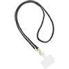 Joygoodta Cordino scintillante, cordino scintillante, custodia per telefono da 26, 8 pollici con porta badge identificativo, tracolla in strass glitter per intorno al collo