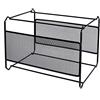 Hotyin Cartelle Sospese (39 x 28 x 24,8 cm), Supporto per Cartelle Sospese in Metallo - Facile da Montare -Organizer per Documenti A4 (Nero)
