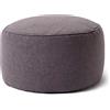 Lumaland Pouf Grigio Scuro - Pouf Comfort Line a cuscino - 25 x 45 cm - Pouf poggiapiedi Interno ed Esterno per Giardino, Salotto, Balcone - Elegante e Morbido Outdoor & Indoor