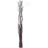 DESIGN DELIGHTS DIVISORIO Nova | 180x27 cm (HxP), Legno di salice | Rami di salice Naturale, divisorio, Schermo, ciuffo di Vimini, Bacchette di salice, paravento | Colore: Marrone