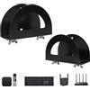 XIINGYAAN Supporto Parete 2 Pezzi Porta da Parete Per Tastiera PC Regolabile Organizer da Parete Portaoggetti Stand PC Portatile