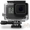 OKFUN Custodia impermeabile per Go Pro Hero 7/Hero 6/Hero 5/2018 Nero, custodia protettiva per immersioni subacquee da 60 m/196 piedi per Go Pro Hero 7/6/5/2018 Nero