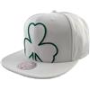 Mitchell & Ness NBA Cropped XL Snapback Cap Boston Celtics White