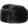 LIERYS Berretto di Pelliccia Schiwago Nero Marrone Colbacco con Fodera Trapuntata Cappello Russo S-XXL