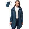33,000ft Women's Rain Jacket Lightweight Hooded Long Rain Coat Waterproof Jacket Ladies Packable Functional Jacket Windbreaker Breathable Active Outdoor Coats