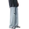 Generico Jeans Uomo Pantaloni Uomo Jeans Nero Baggy Skinny Leggeri Elasticizzati Slim Fit Strappati Neri Regular Da Lavoro Oversize Flared Larghi Xl Felpati Taglie forti Uomini Zampa Elefante Cargo Con