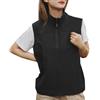 Generisch Gilet leggero da donna per esterni senza maniche, stile cargo, sottile, gilet da lavoro, primavera, autunno, gilet da tempo libero, gilet softshell, gilet sportivo, traspirante, multifunzionale, tinta