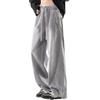 Generico Jeans Baggy Uomo Pantaloni Elefante Fit Balloon Invernali Moto Salopette Loose Zampa Y2K Slim Strappati Larghi Jins Flared Bootcut