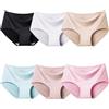 Domee Mutande Senza Cuciture Intimo Slip Adolescenti Bambina Ragazze Pacco da 6 Classico ed Elegante 12-14 Anni (Dimensione del Produttore L)