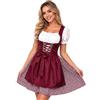 Yunlaishaocer Abito da donna per l'Oktoberfest, rosso vivo, L