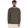 EA7 FELPA GIROCOLLO UOMO VERDE MILITARE EMPORIO ARMANI 7 LOGO EA M VERDE MILITARE