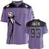 Sabor srl Maglietta Oversize Uomo e Donna Nightmare Before Christmas - Jack - T Shirt Ufficiale in Stile Hockey in Tessuto Traforato. Maglia Sportiva Casual