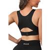 DAGGLOSA Reggiseno sportivo da donna regolabile con supporto per la postura