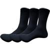 ULLMYS Calzini da uomo in lana merino - 3 paia, 98% fibre naturali (di cui 80% lana merino) per comfort nella vita di tutti i giorni e lavoro, in Europa