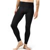 LAPASA Pacco da 2 o 1 Calzamaglie Termica Uomo Fodera in Pile Peso Medio/Pesante Pantaloni Termici Sportivi Strato Base Intima Leggings Caldi Nero (Pacco da 1) XL