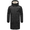 STONE HARBOUR Cyriaan XX S-3XL - Cappotto invernale lungo da uomo, con cappuccio regolabile in pile Teddy fleece