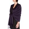 Sakkas 78 x 28 Scialle Pashmina Solido Morbido Silky/Wrap/Stole