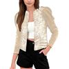 Generico Giacca Paiette Donna Giacca Donna Paillettes Oro Blazer Argento Lungo Giacche Autunno Suits Autunnale Autunnali Nero Da Nera Elegante Sciolto Con Frange Capodanno Xl Completi Di Pantaloni Cerimonia