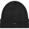 Tommy Hilfiger Uomo Berretto in Maglia Flag Cotton Beanie con Cachemire
