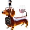Generico Bottiglie Di Whiskey - Bottiglia Di A Di Bassotto Trasparente | Decanter Divertente Da Collezione Statua Animale Trasparente Per Compleanno Natale Matrimonio