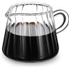 LIGIGWASH Bricco per latte in vetro borosilicato, per latte, caffè e tè, per casa, caffè e ristorante, 9,5 x 6,5 x 6,5 cm
