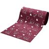 SaRani Tappeto Guida Passatoia Corsia Runner da Cucina Gomma Antiscivolo Fantasia Cuore Bianco (Bordeaux, 80x50 cm)