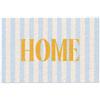 MuchoWow© Zerbino deurm_180x120 cm Tappeto Ingresso Estate Piccolo Indoor Doormat Tridimensionale Autunno Geometrico Moderno Nonni Pianoforte Arancione - Blu - A righe - Home