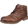 bugatti Herren 321A0U343200-6300 Vittore Schnürboots Nappaleder Used-Look robust, Groesse 46, braun - Stivali, Cognac,