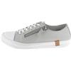 Andrea Conti Sneakers Basse da Donna, Grigio Seta, Bianco, 37 EU