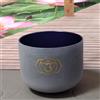 VAMN MAVN Chkara - Campana tibetana in cristallo di quarzo Chkara, 432 Hz, chakra del terzo occhio, 20,3 cm