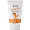 Wooden Spoon Deo Crema Biologico Young Fox - Deodorante Naturale per Bambini e Ragazzi, Menta-Arancia, Senza Alluminio, Ipoallergenico, Certificato Bio - 40 ml