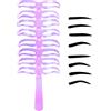 Generic Stencil per sopracciglia - Kit di portatili per lo styling ', flessibile per il contorno delle sopracciglia, modello di disegno di bellezza leggero, cornice per trucco durevole